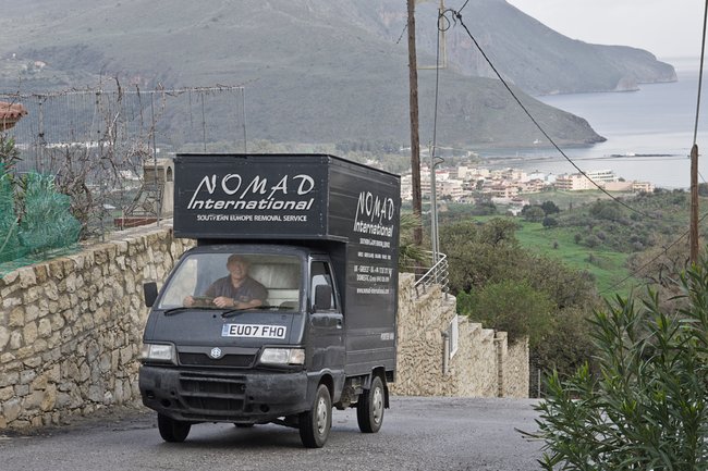 One of our shuttle vans in Crete