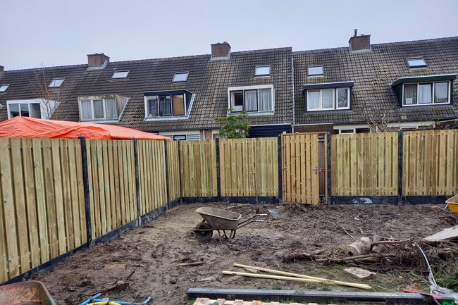 Schutting plaatsen