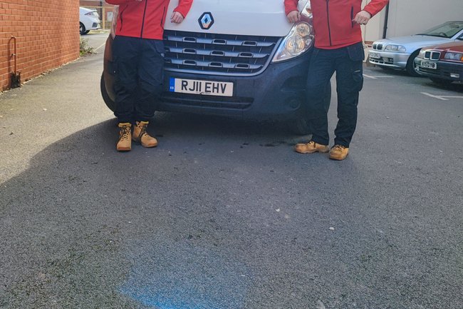Great effort team! Early finish! Sunny day, clean van!