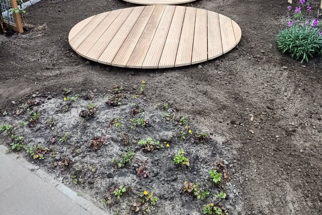 Plaatsen van vlonder
