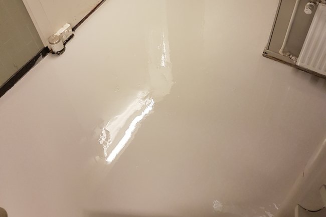 vervangen van aangetaste vloer door een gietvloer