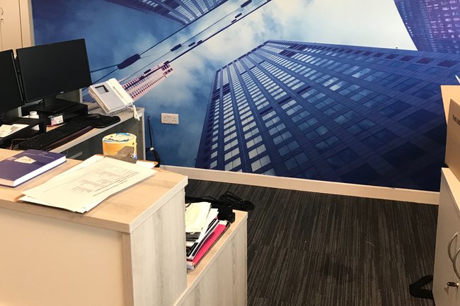 Digital image of cityscape with a difference