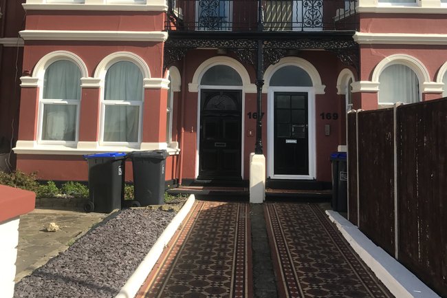 Outside completed