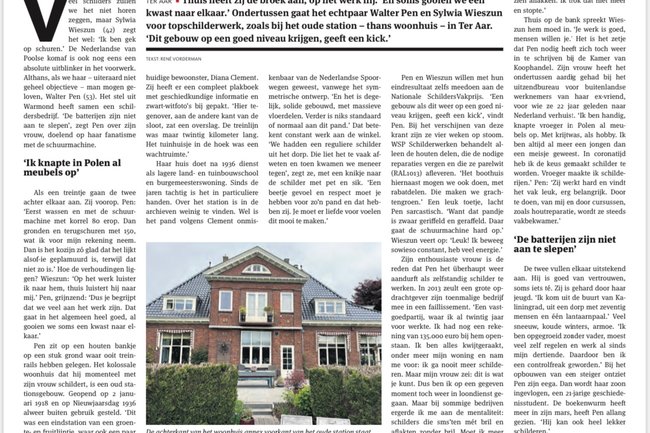 Door onze zeer hoge kwaliteit stuk in Schildersvak Krant