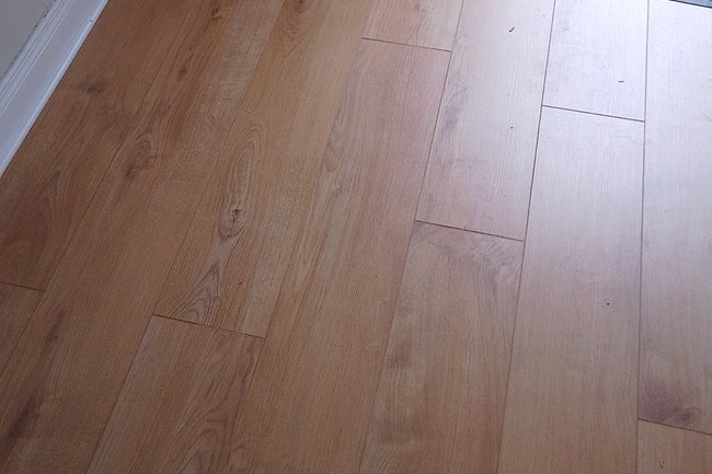 Laminate floor fitted in whole apartment in ballsbridge