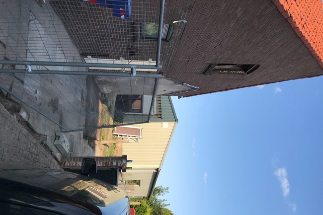 Oplevering verwijderen aanbouw,koelcel.gevelmuur