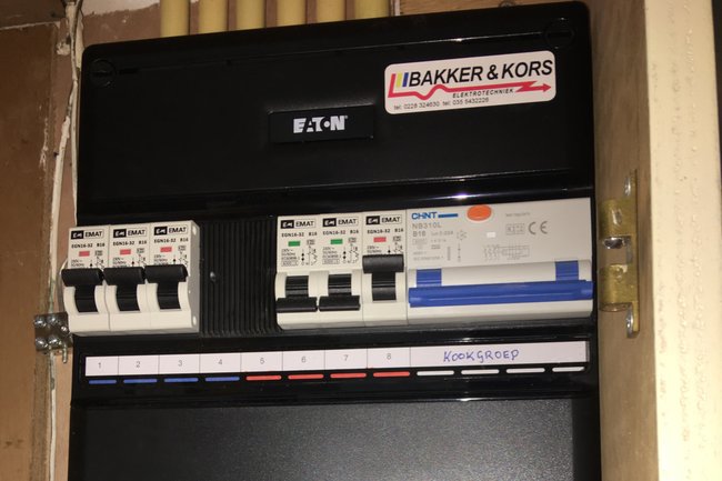 vernieuwen oude groepenkast