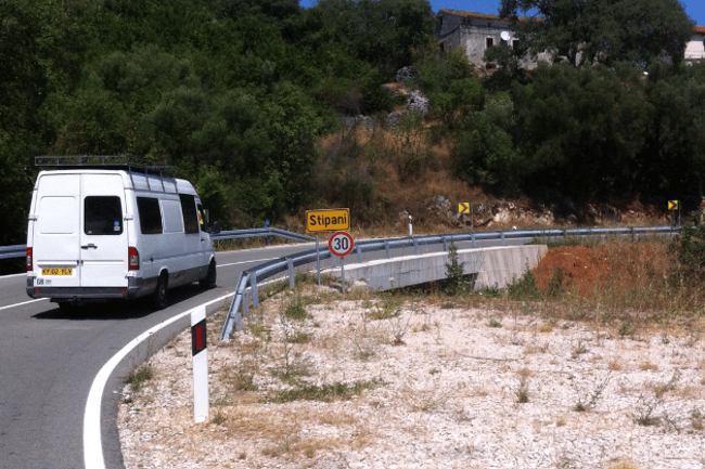 2 van delivery run from Scotland to Dubrovnik (Croatia) 2010