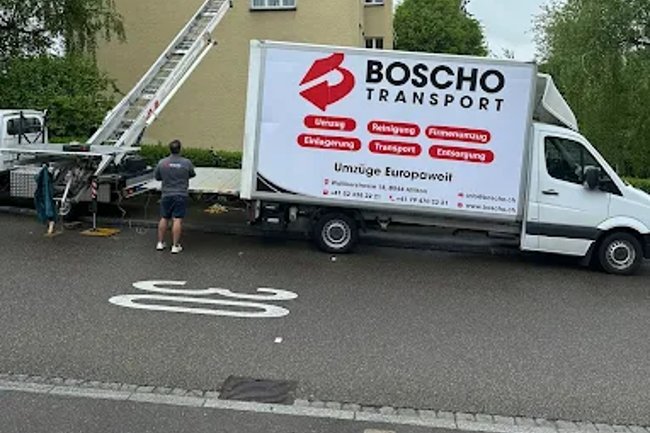 Möbellift Einsatz - Boscho Transport GmbH !