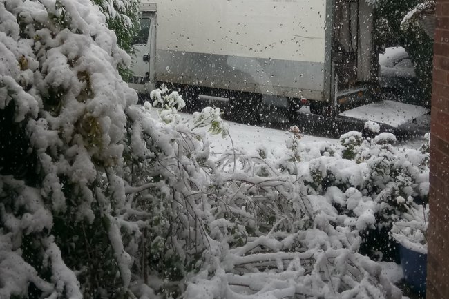 UKD removals always delivers safely, whatever the weather...