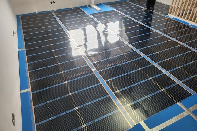 fase 2: aanbrengen verwarmingselementen