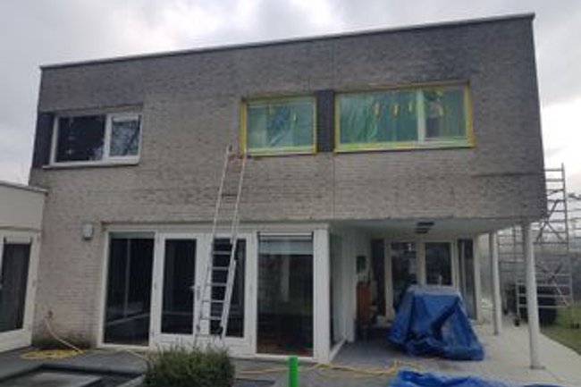 Voor het sandwashen