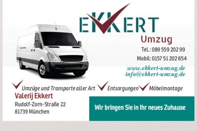 EKKERT #Umzug #Visitenkarte #Kontakt #Adresse #Umzugsfirma