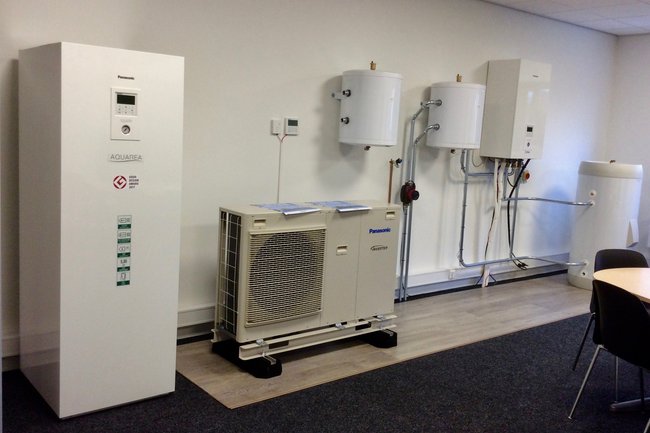 Bezoek onze warmtepomp showroom.