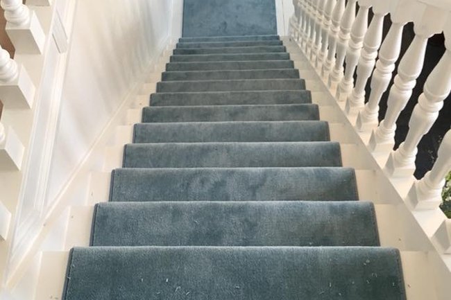 trap uitbekleden met stevig tapijt