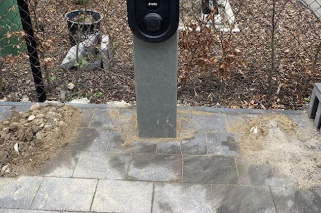 Ratio laadunit op paal