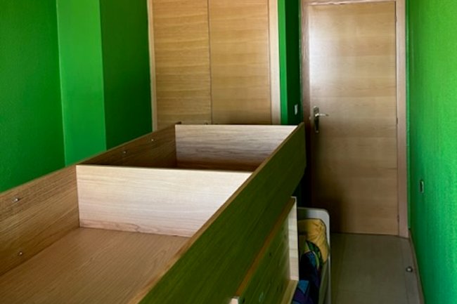 PINTURA DE HABITACIÓN EN VERDE