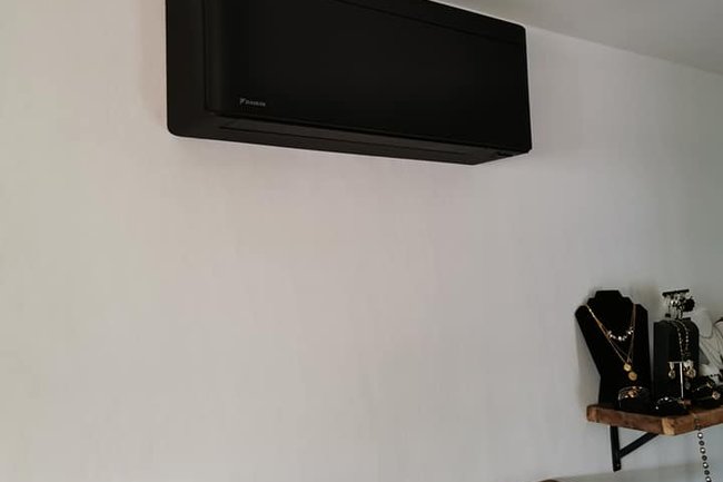 5kw Wandmodel - Mat zwart