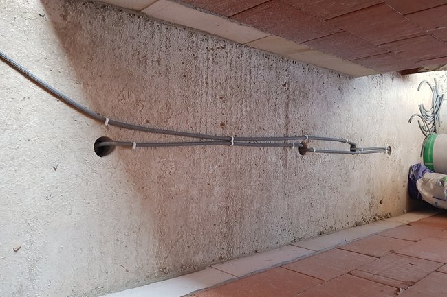 Griembergen spots in beton