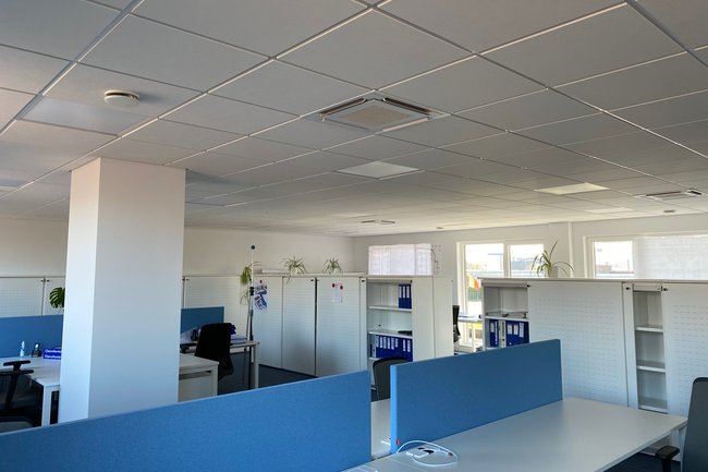 10x daikin cassette voor kantoorgebouw