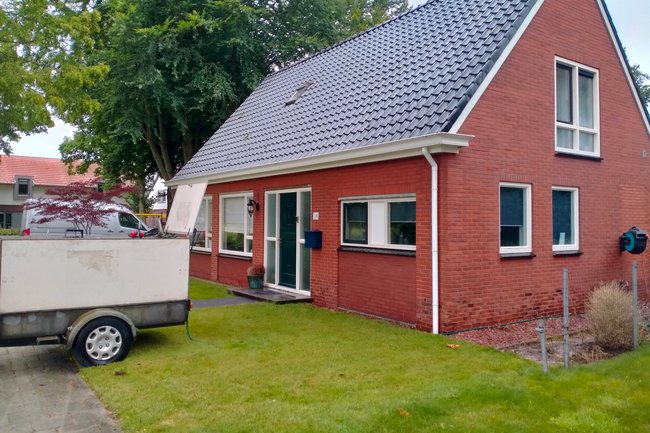 Gevel reinigen en impregneren.