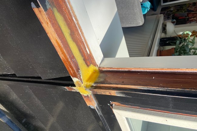 Heeft u houtrot, dat kan bij ons gelijk gedrapeerd worden.