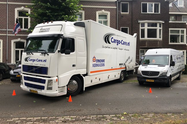 Bij een grote verhuizing gebruiken wij vaak meerdere auto's.