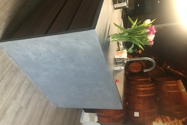 Beton Cire, bestand tegen vet, hitte, vocht en krasvorming