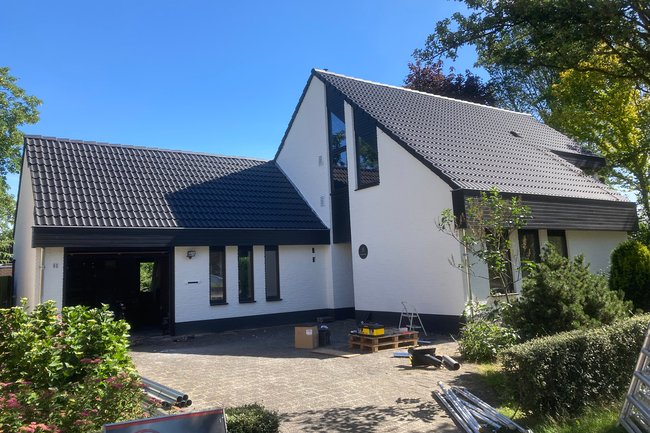 Renovatie woonhuis met een nieuwe kap