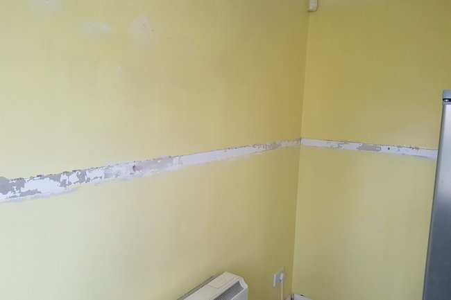 Dado rails  removed
