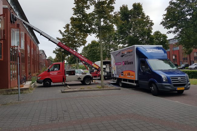 Een grote verhuizing in Amsterdam