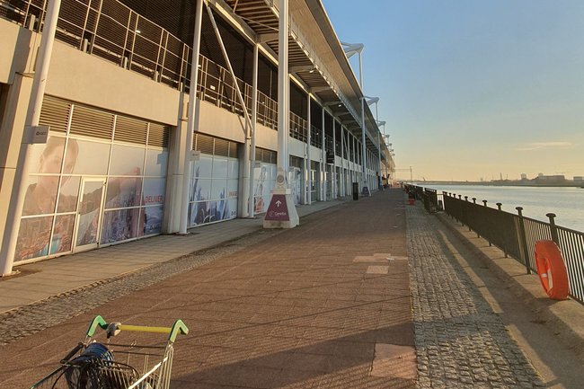Painting in Excel Centre outside job