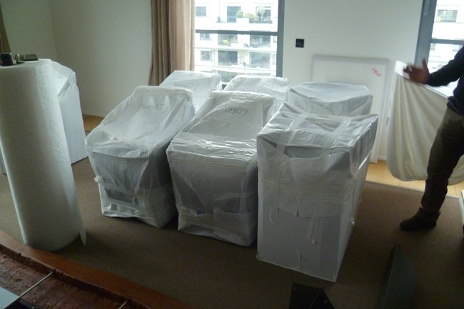 Emballage mobilier fragile