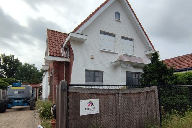 Werken in uitvoering Kaleien gevel