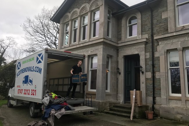 4 bedroom house from storage to Helensburgh scotremovals.com