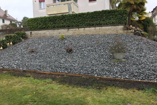 Talus sans entretien