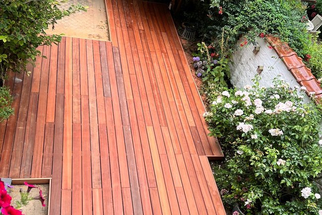 Terrasse en afrikulu