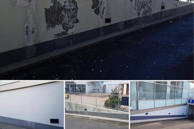 Herstel betonschade parkeergarage