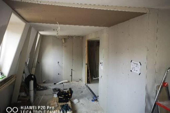 Wanden, plafond en de vloer Gerenoveerd