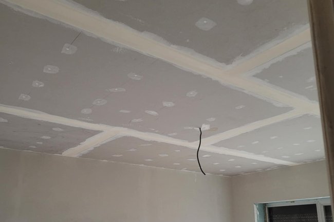 Plafond in gyproc