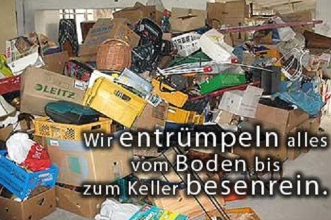 Delogierungen, Entrümpelungen, Räumungen
