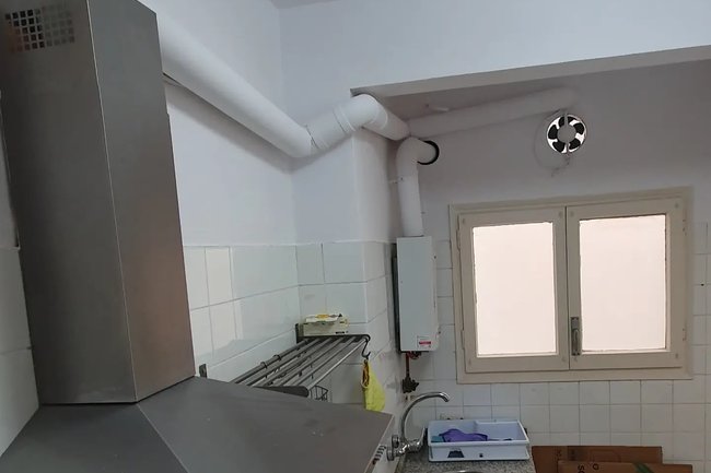 Cocina en color blanco. DESPUÉS