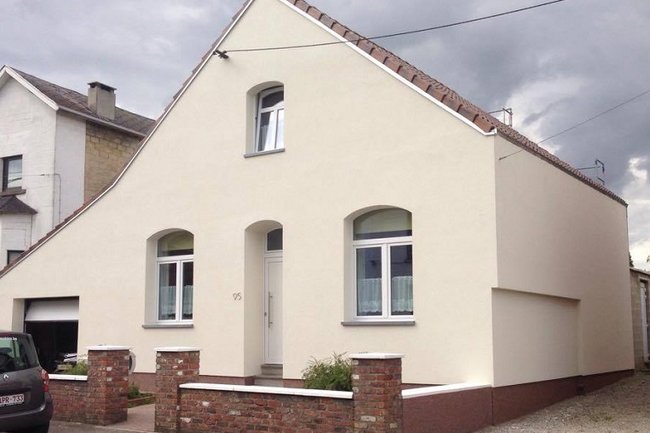 Isolation par l'extérieur - crépi sur isolant