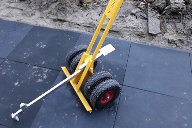 Lean werken betekent materiaal goed en makkelijk plaatsen.