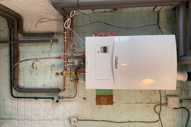 renovatie van Buderus ketel