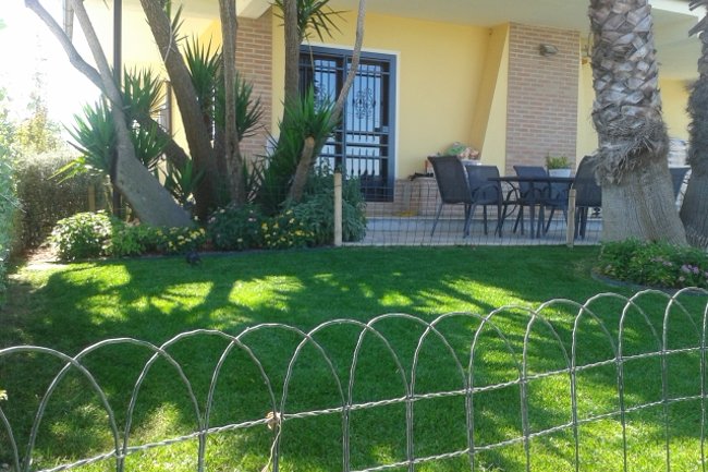 Realizzazione prato con impianto irriguo