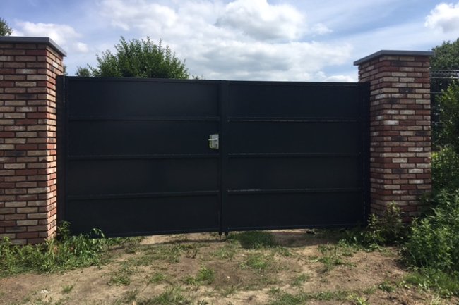 Dubbele poort (dicht metaal)