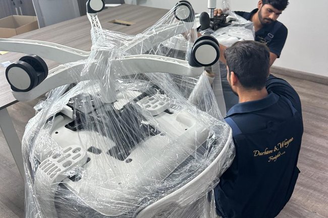 The D&W team managing a commercial client's relocation.