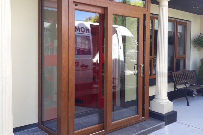 A lovely Porch and Windows in oak installed by our team