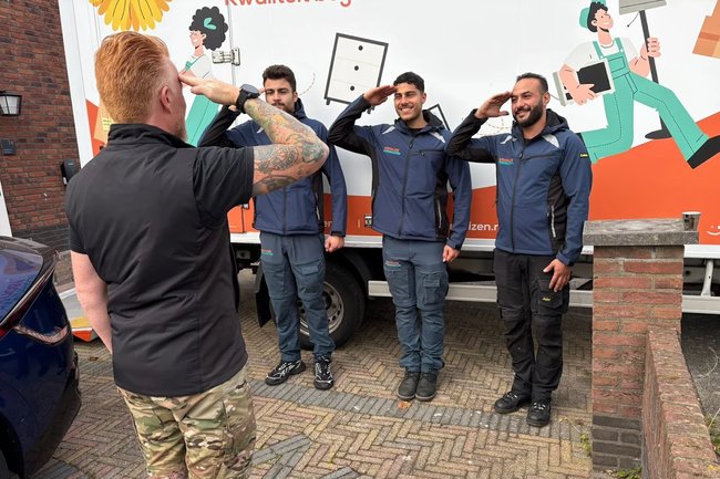 Met trots helpen wij onze helden verhuizen